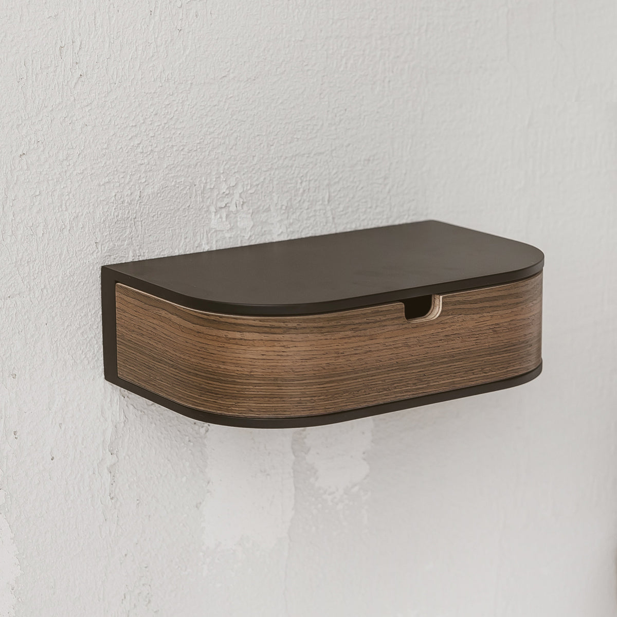 Chevet suspendu avec tiroir – Bois – 4 coloris | Shelve