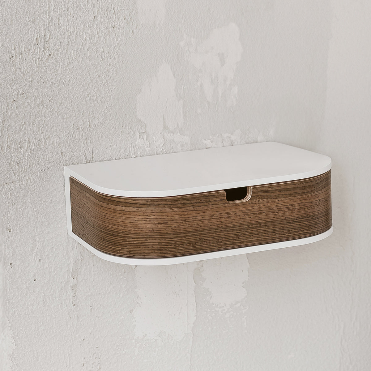 Chevet suspendu avec tiroir – Bois – 4 coloris | Shelve
