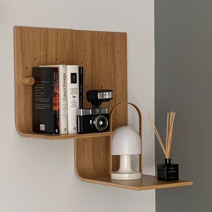 Étagère murale BRERA – Bois courbé & design modulable