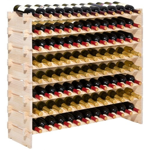 Casier à vin modulaire empilable pour 96 bouteilles